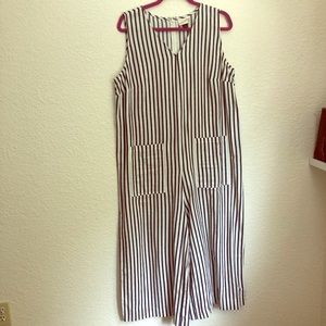 Striped romper